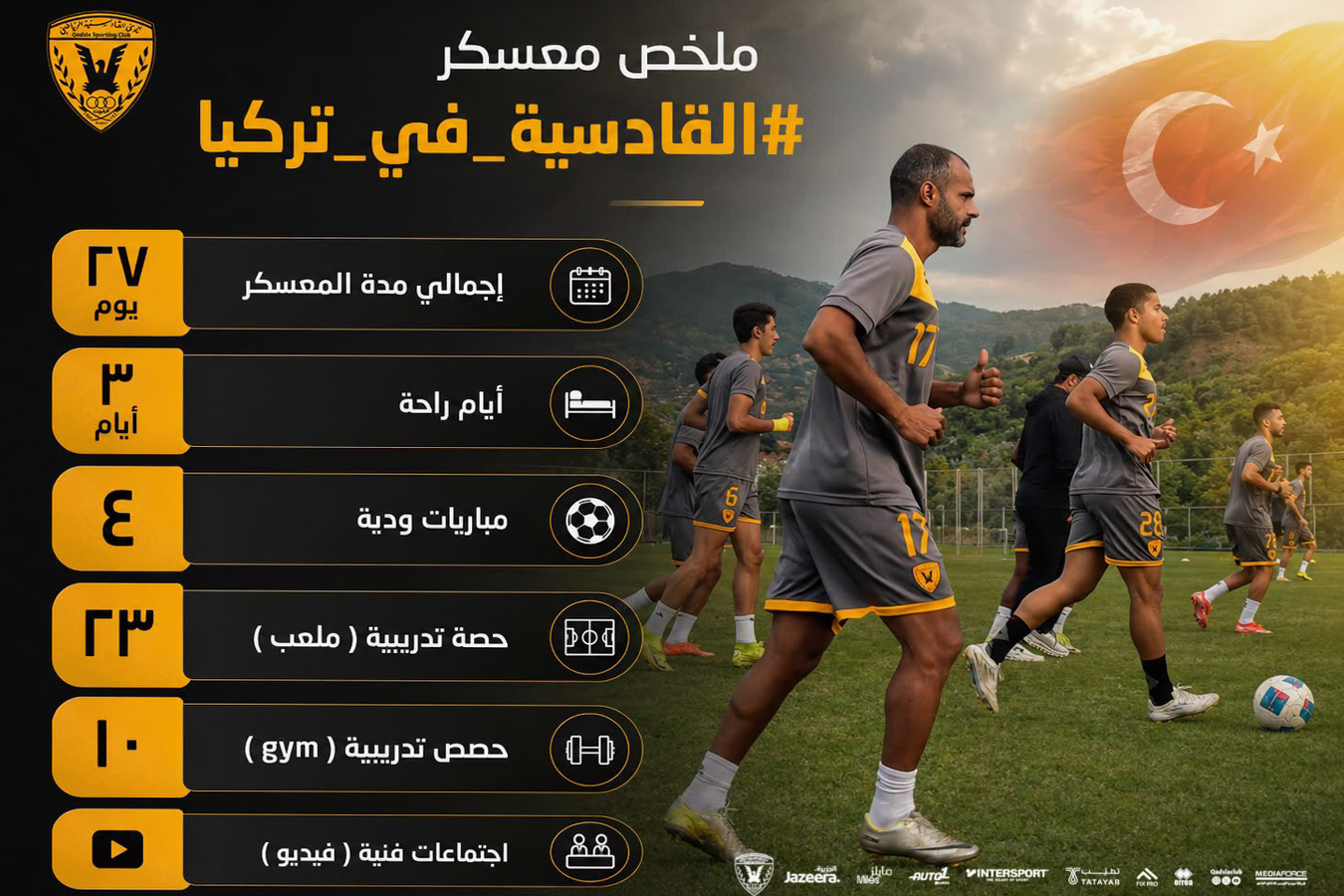 ملخص معسكر القادسية في تركيا